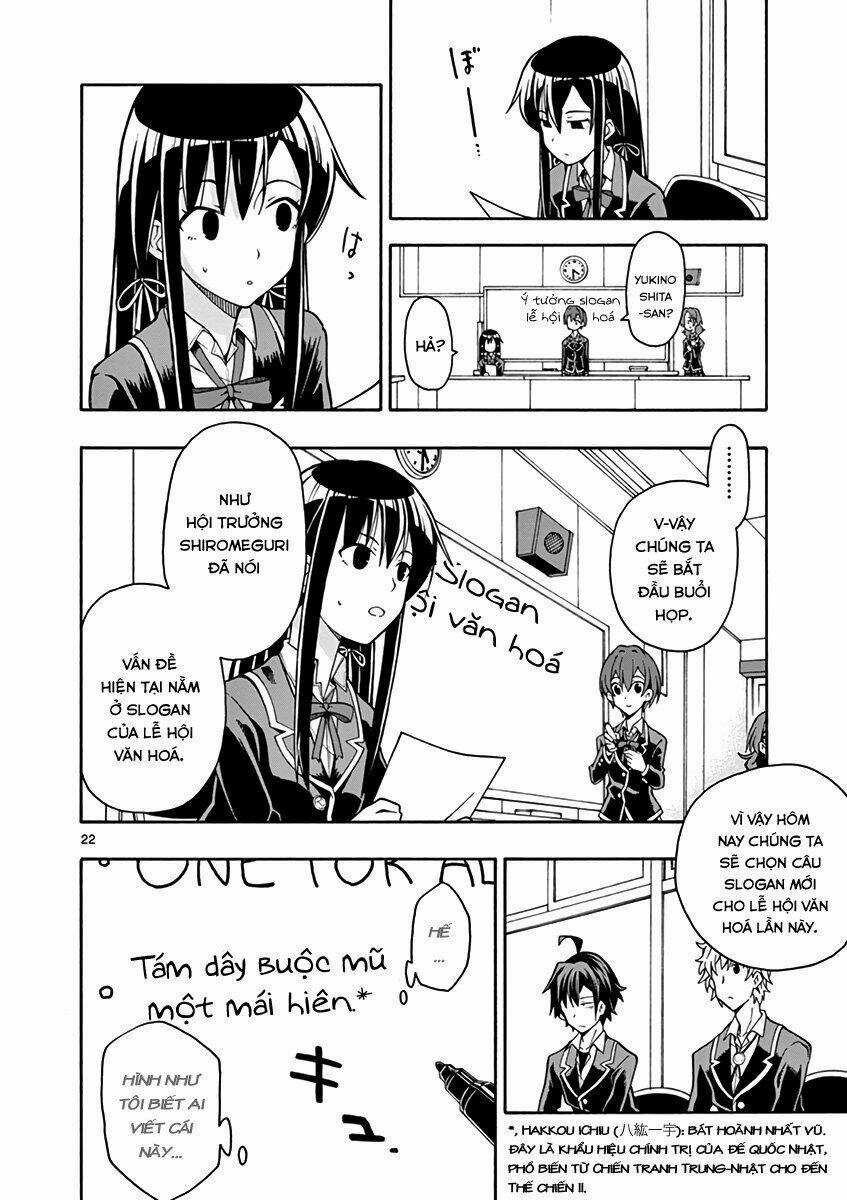 Yahari Ore No Seishun Rabukome Wa Machigatte Iru Chapter 39 trang 21