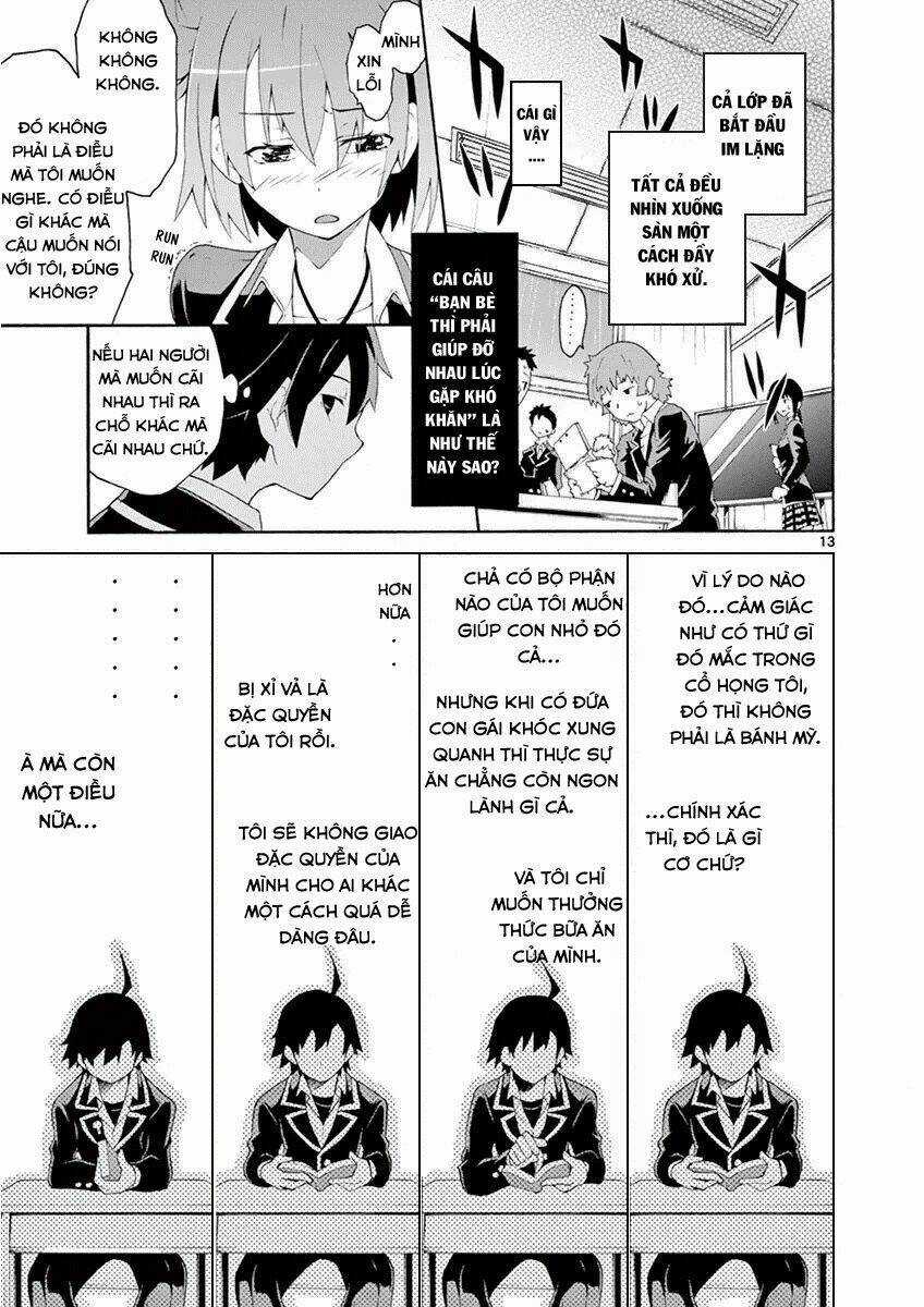 Yahari Ore No Seishun Rabukome Wa Machigatte Iru Chapter 4 trang 11