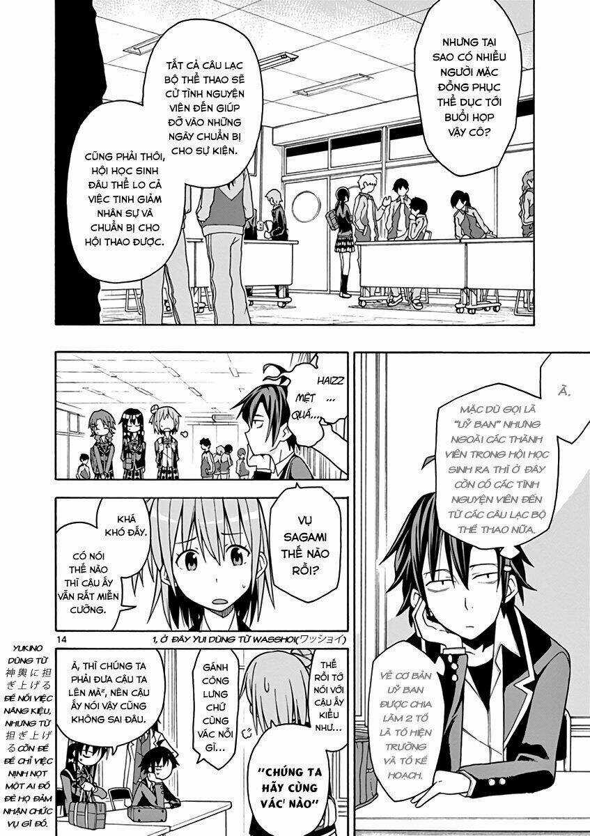 Yahari Ore No Seishun Rabukome Wa Machigatte Iru Chapter 44 trang 14