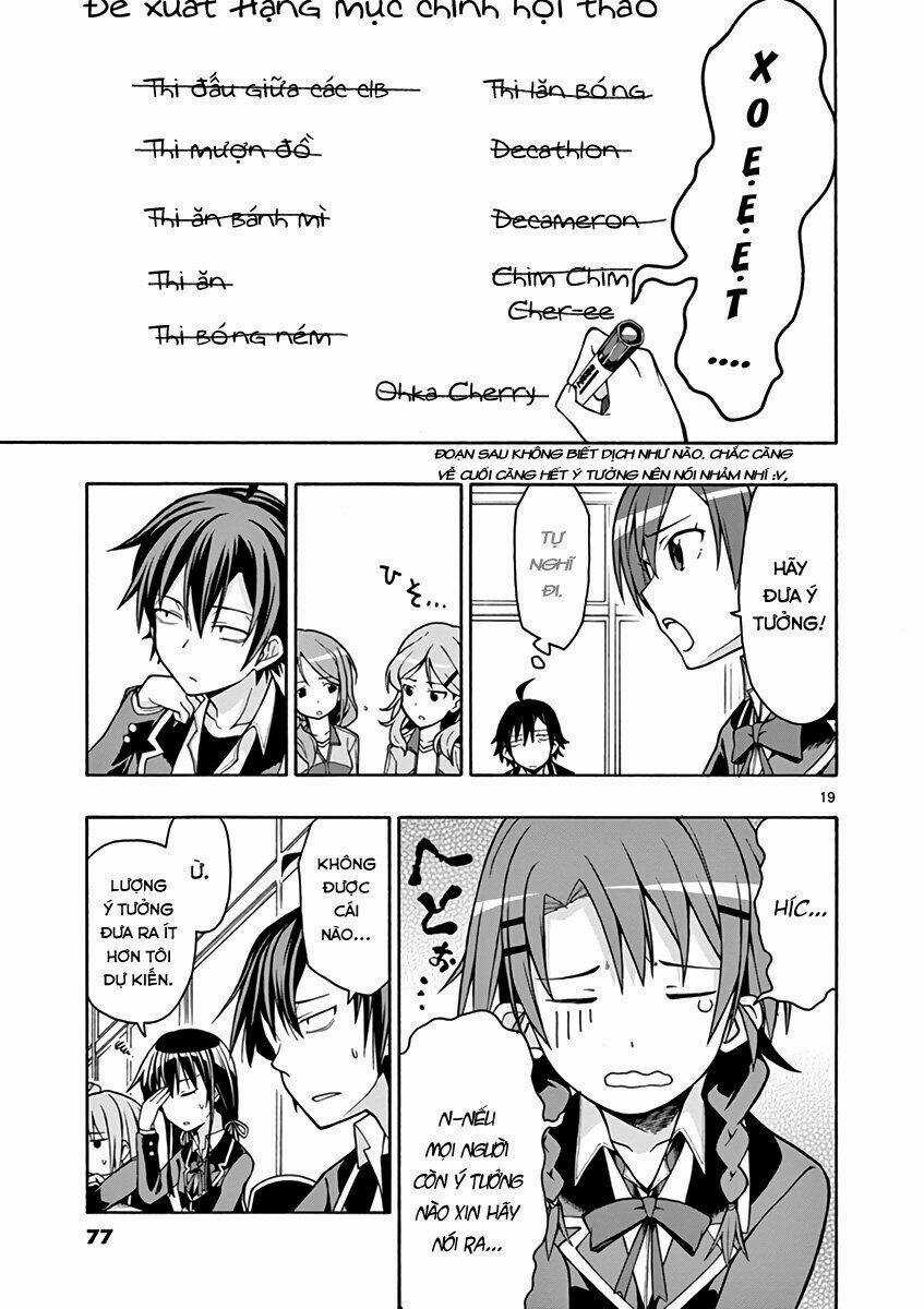 Yahari Ore No Seishun Rabukome Wa Machigatte Iru Chapter 44 trang 19