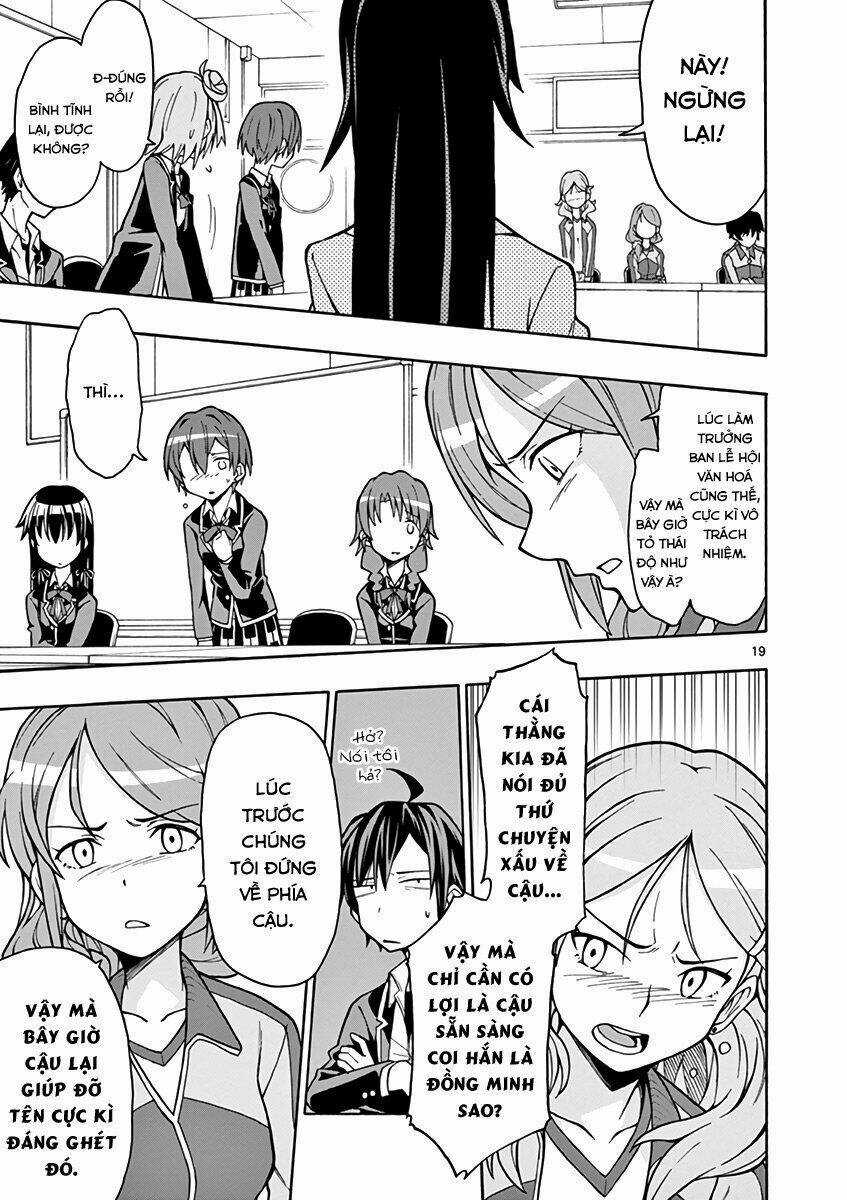 Yahari Ore No Seishun Rabukome Wa Machigatte Iru Chapter 48 trang 17