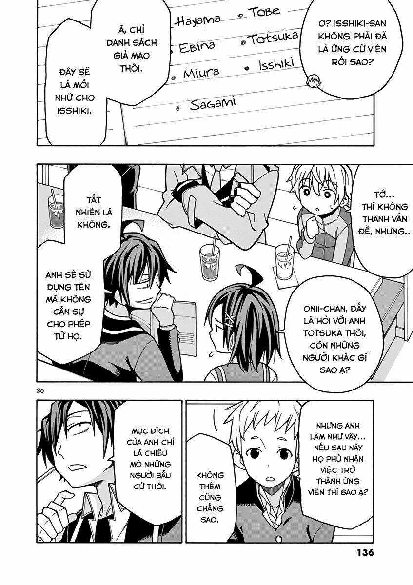 Yahari Ore No Seishun Rabukome Wa Machigatte Iru Chapter 57 trang 28