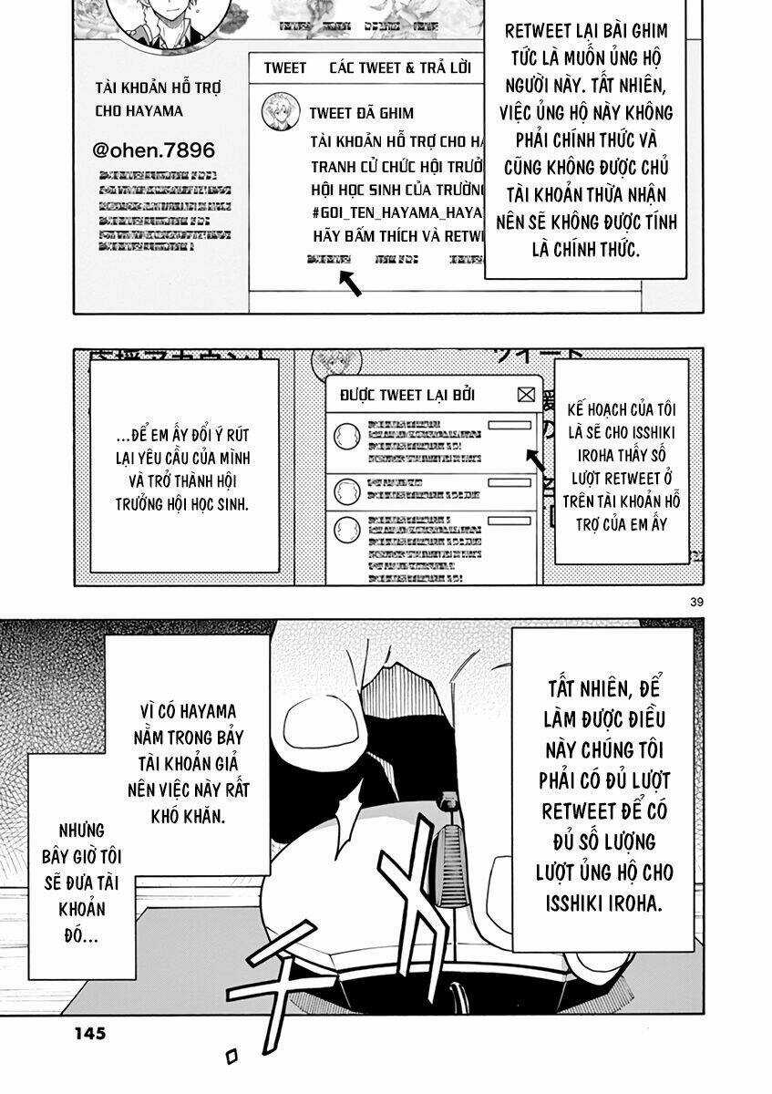 Yahari Ore No Seishun Rabukome Wa Machigatte Iru Chapter 57 trang 37