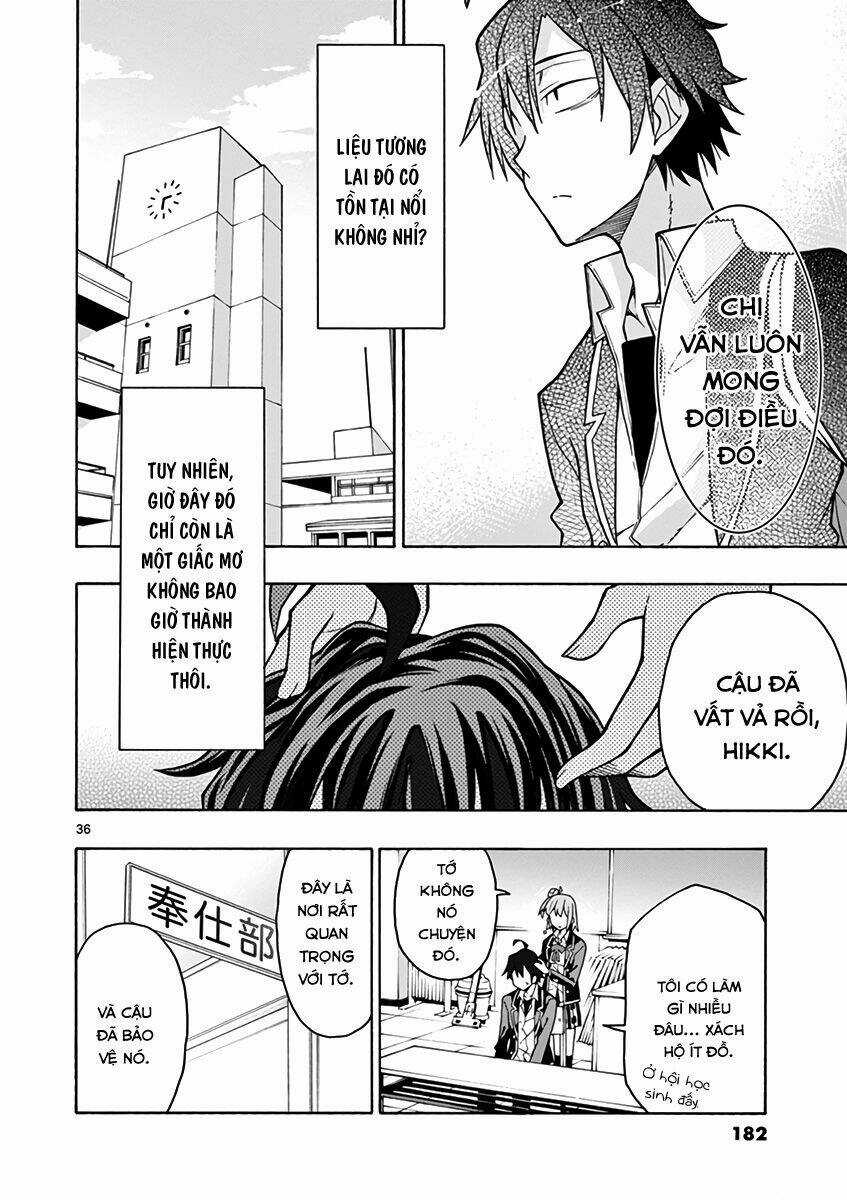 Yahari Ore No Seishun Rabukome Wa Machigatte Iru Chapter 58 trang 35