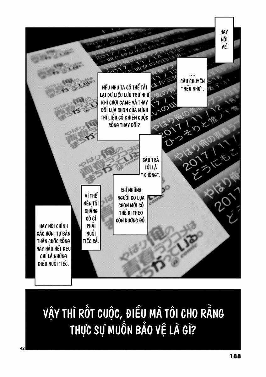 Yahari Ore No Seishun Rabukome Wa Machigatte Iru Chapter 58 trang 41