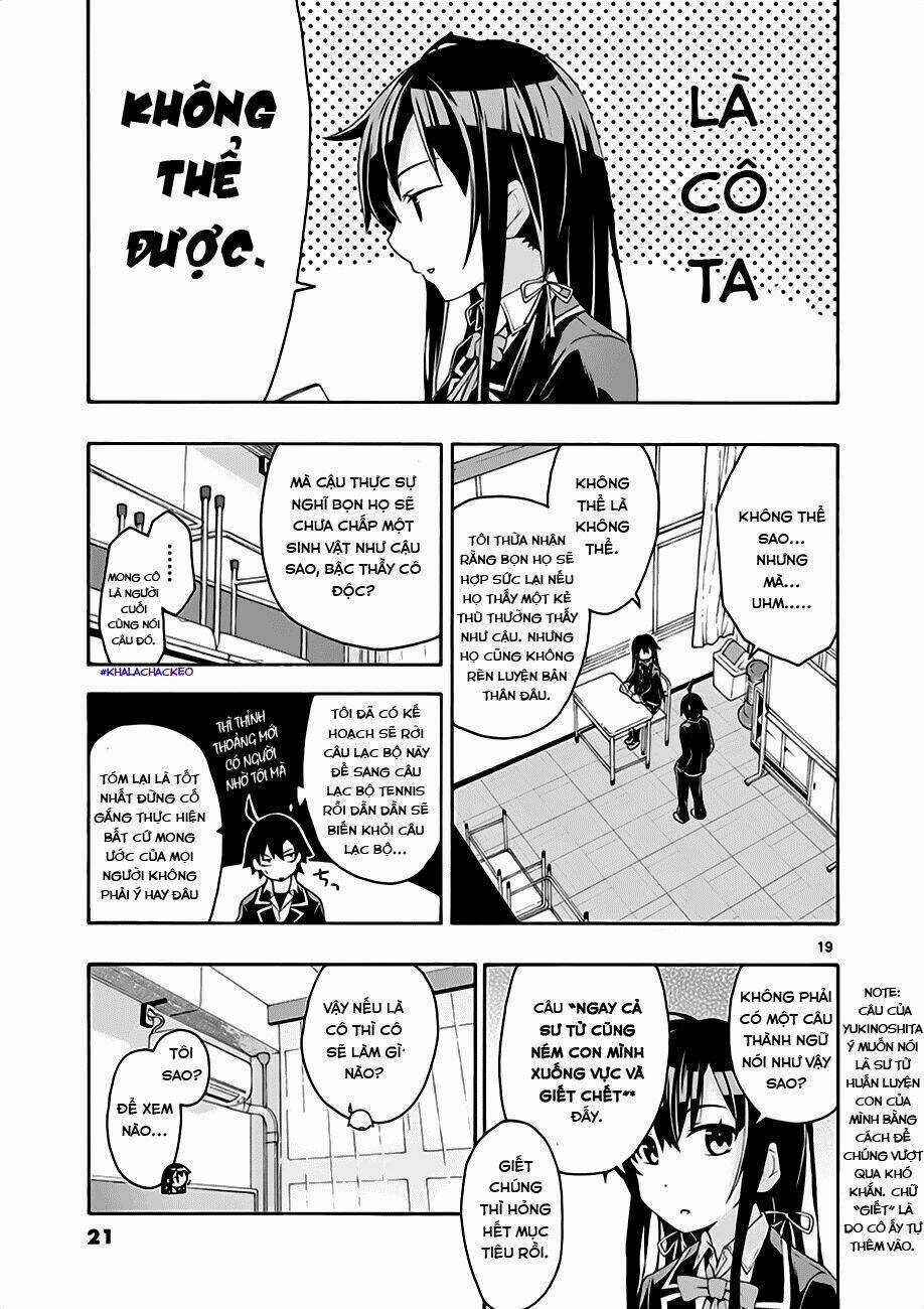 Yahari Ore No Seishun Rabukome Wa Machigatte Iru Chapter 6 trang 21