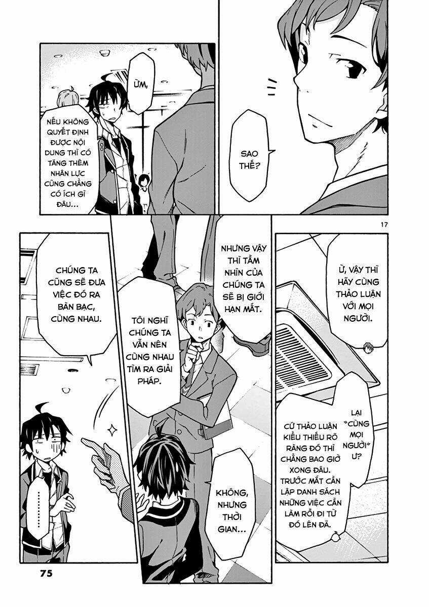 Yahari Ore No Seishun Rabukome Wa Machigatte Iru Chapter 61 trang 16