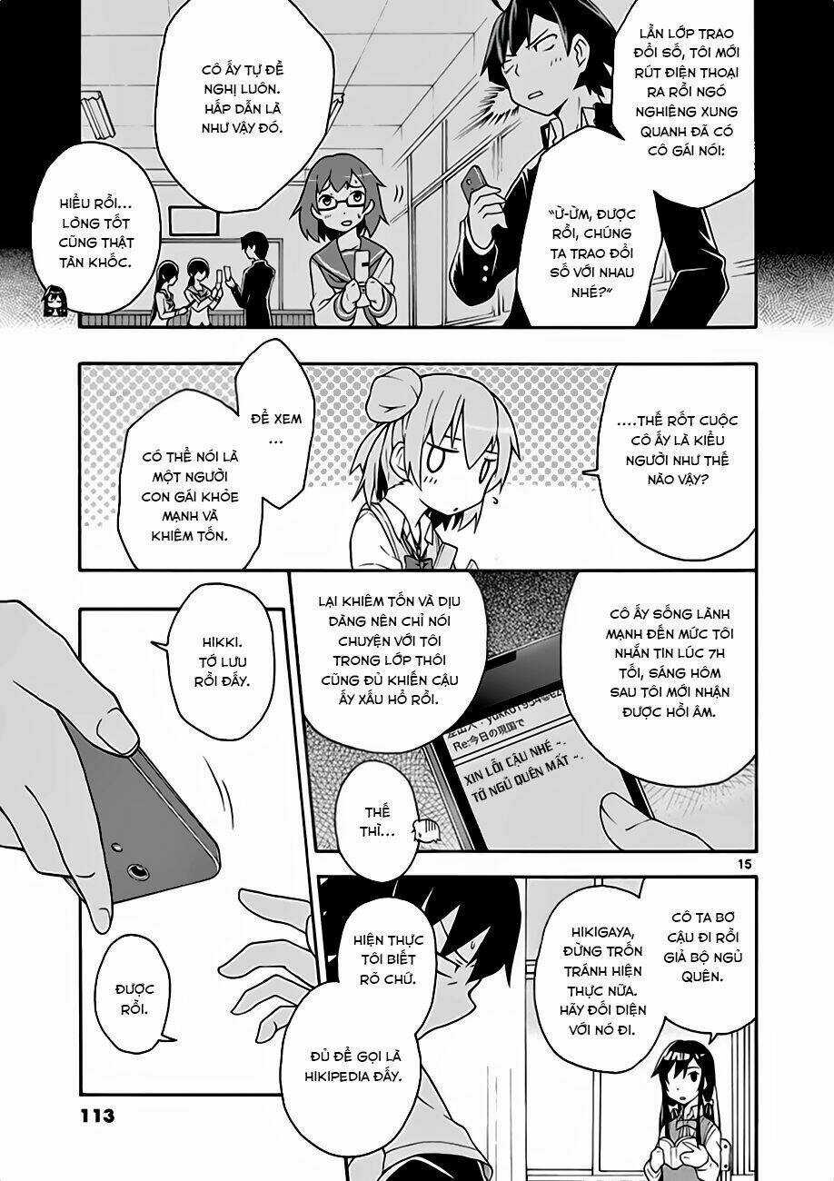 Yahari Ore No Seishun Rabukome Wa Machigatte Iru Chapter 9 trang 11