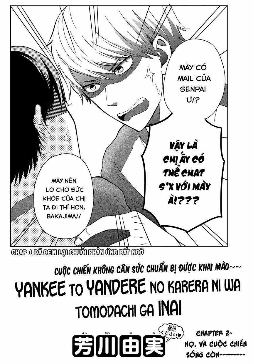 Yankee to Yandere no Karera ni wa Tomodachi ga Inai Chapter 2 trang 3