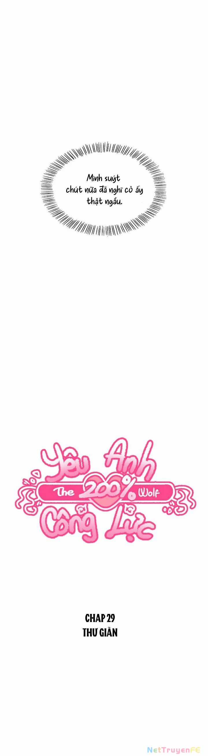 Yêu Anh 200% Công Lực Chapter 29 trang 8