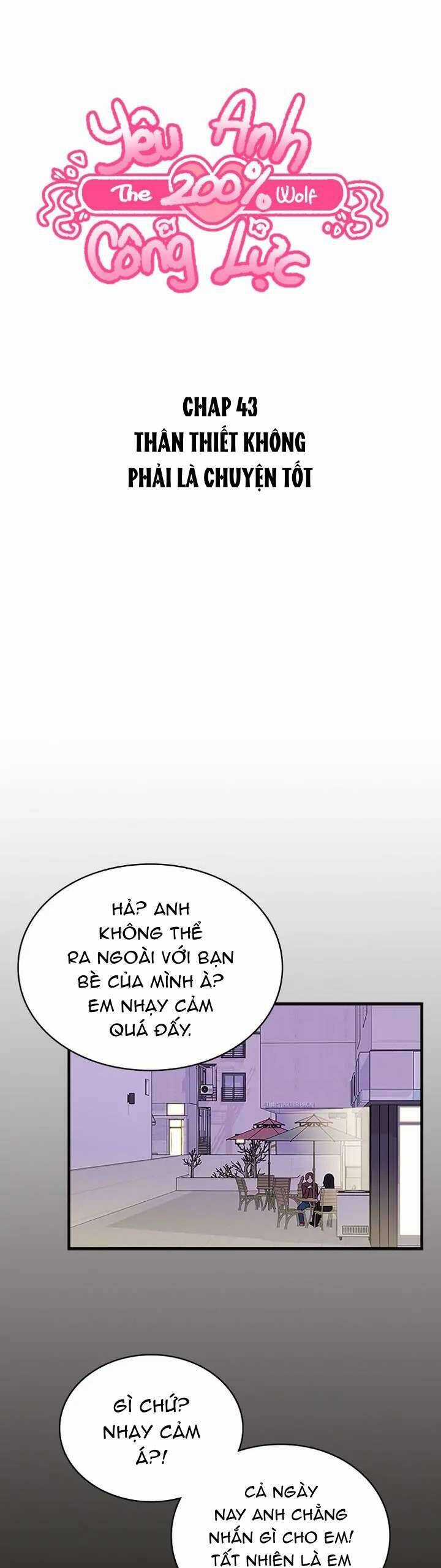 Yêu Anh 200% Công Lực Chapter 43 trang 6