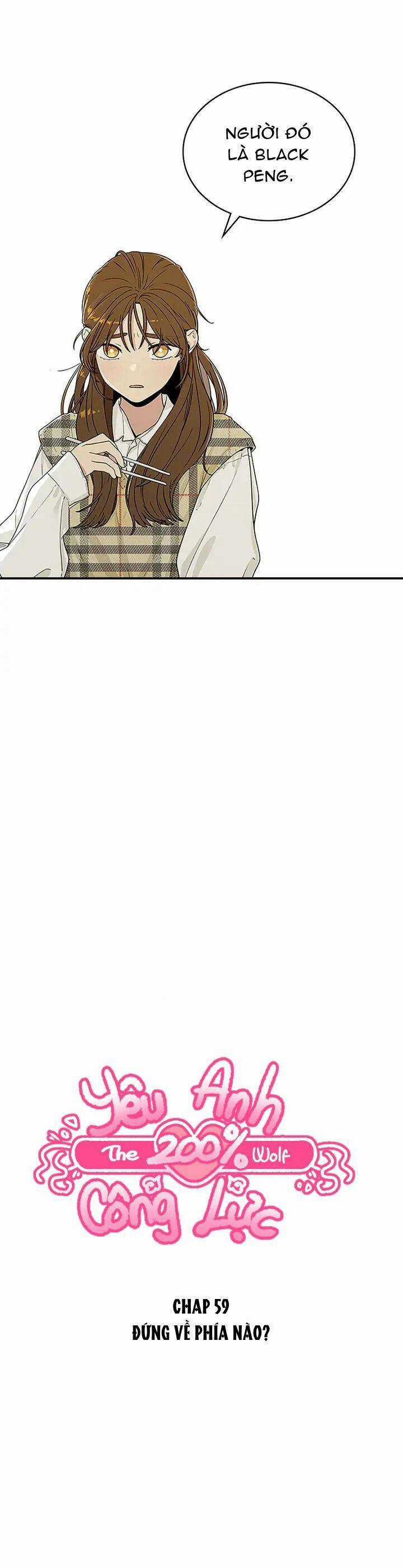 Yêu Anh 200% Công Lực Chapter 59 trang 3