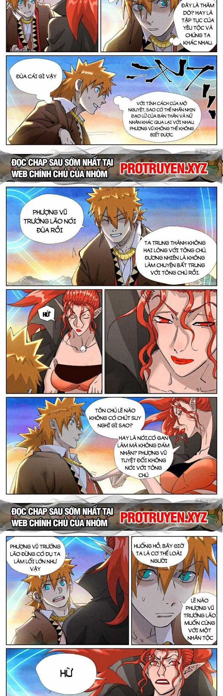 Yêu Thần Ký Món quà ý nghĩa nhất cho người thân yêu Chapter 529 trang 1