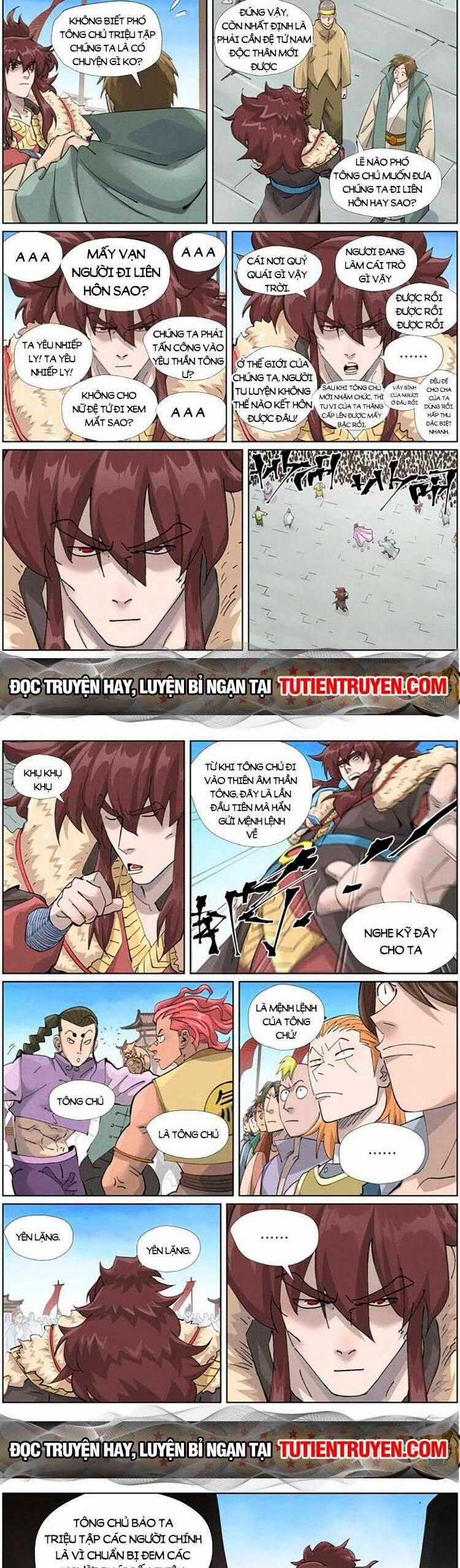 Yêu Thần Ký Món quà ý nghĩa nhất cho người thân yêu Chapter 534 trang 1