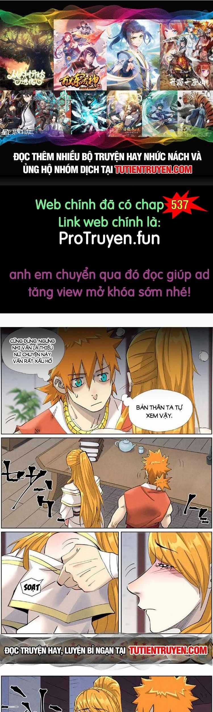 Yêu Thần Ký Món quà ý nghĩa nhất cho người thân yêu Chapter 536 trang 0