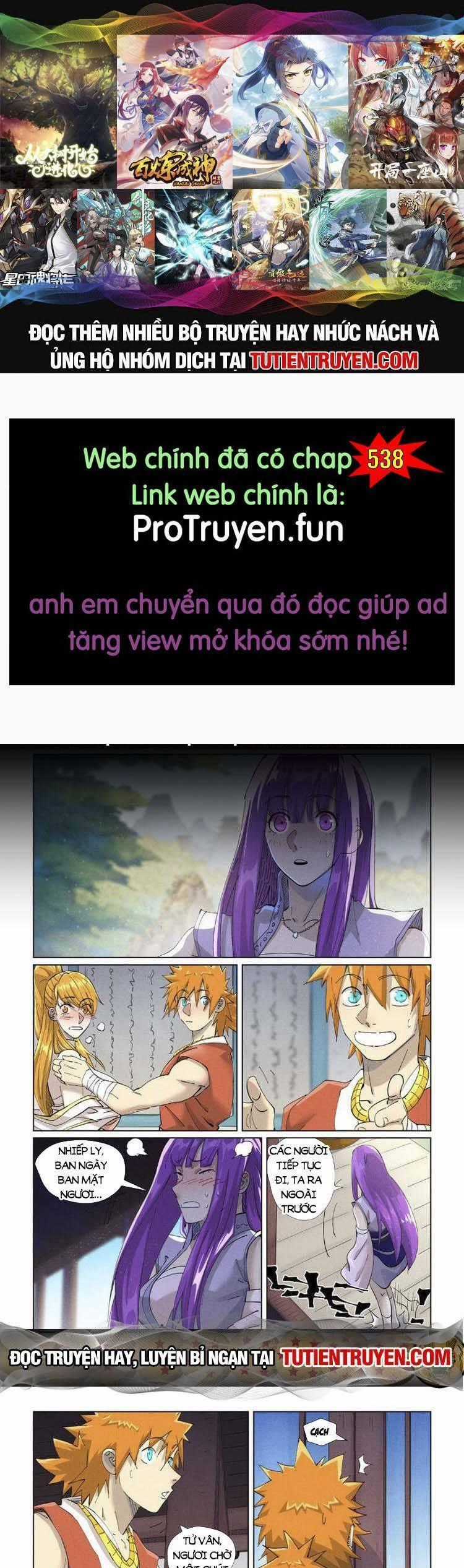 Yêu Thần Ký Món quà ý nghĩa nhất cho người thân yêu Chapter 537 trang 0