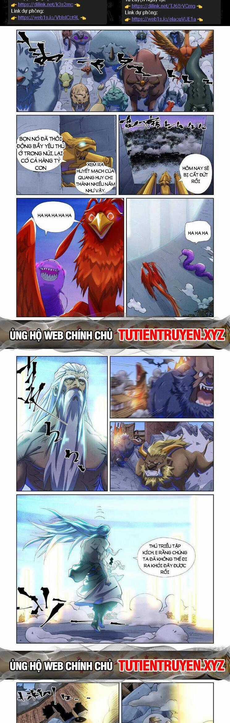 Yêu Thần Ký Món quà ý nghĩa nhất cho người thân yêu Chapter 550 trang 1