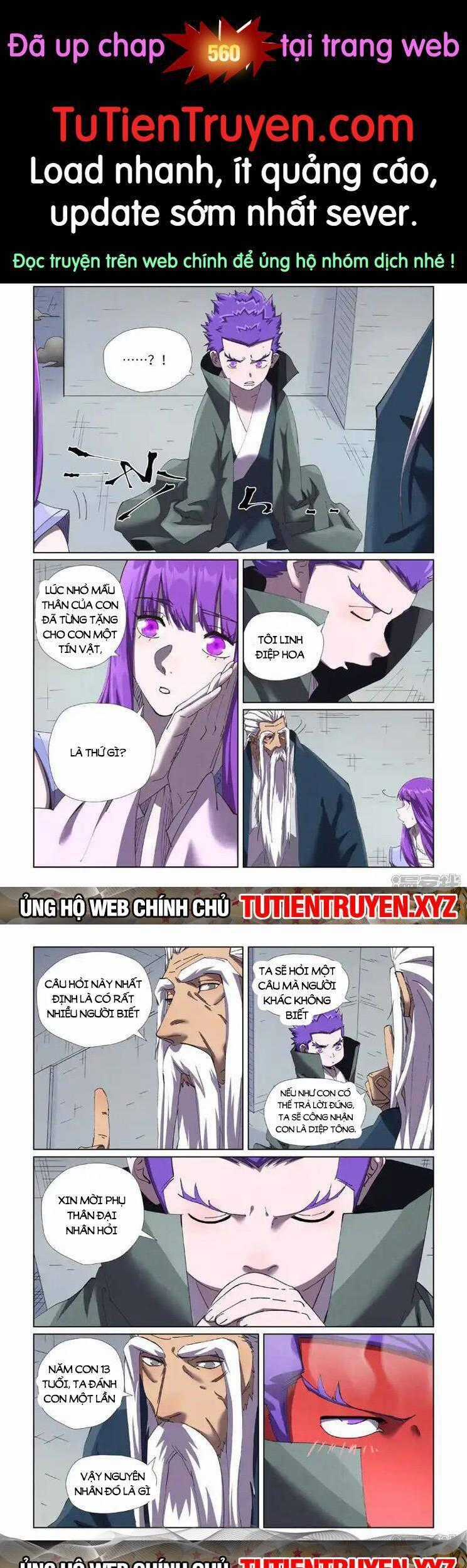 Yêu Thần Ký Món quà ý nghĩa nhất cho người thân yêu Chapter 559 trang 0