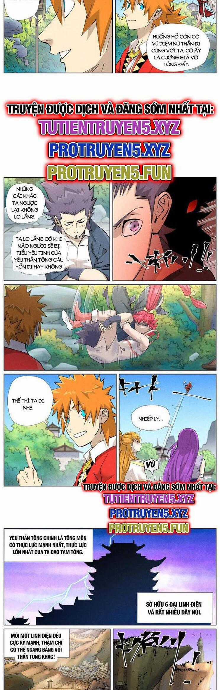 Yêu Thần Ký Món quà ý nghĩa nhất cho người thân yêu Chapter 588 trang 1