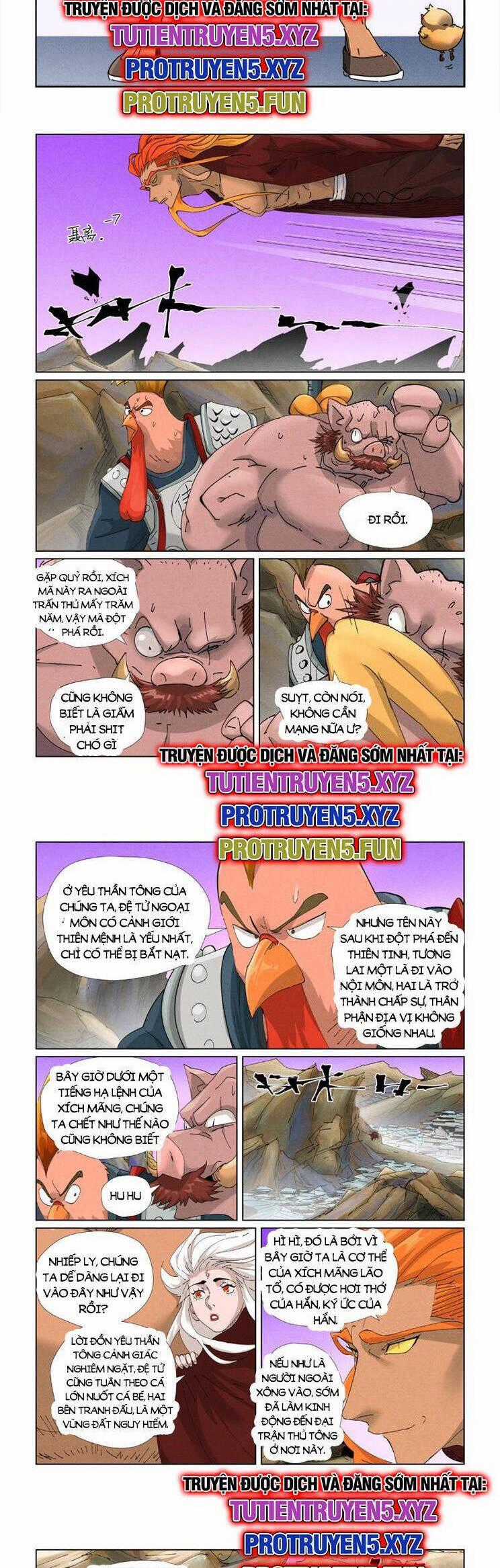 Yêu Thần Ký Món quà ý nghĩa nhất cho người thân yêu Chapter 589 trang 1