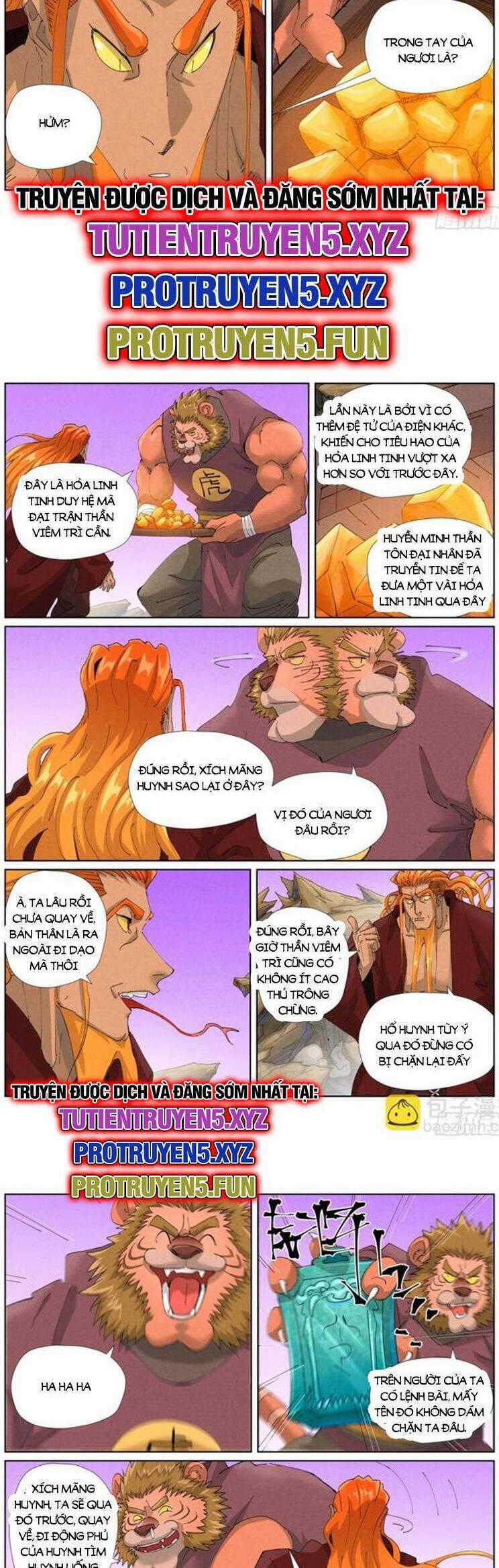 Yêu Thần Ký Món quà ý nghĩa nhất cho người thân yêu Chapter 592 trang 1