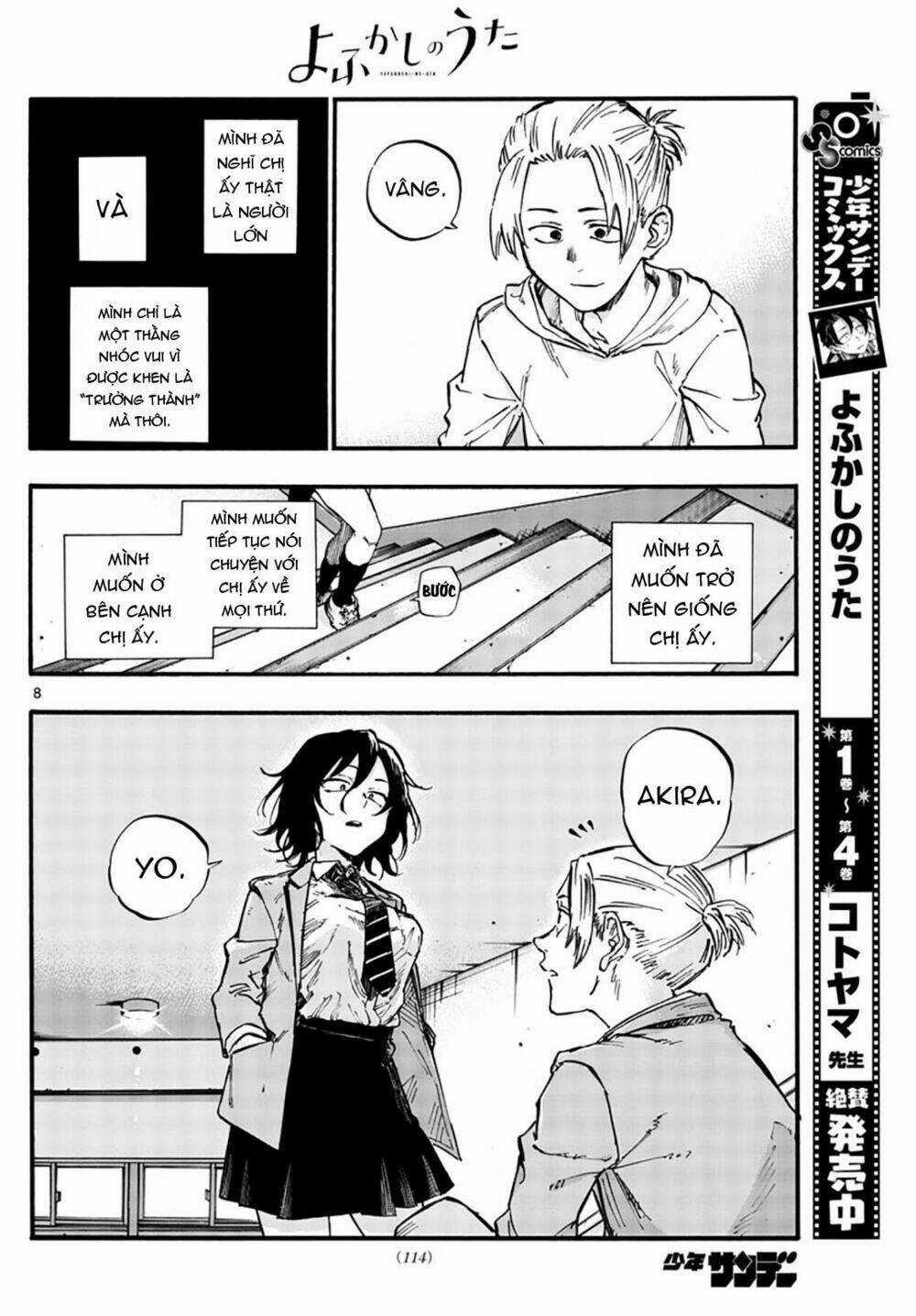 Yofukashi No Uta Chapter 50 trang 10