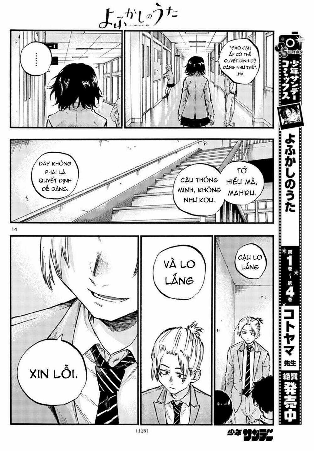 Yofukashi No Uta Chapter 50 trang 16