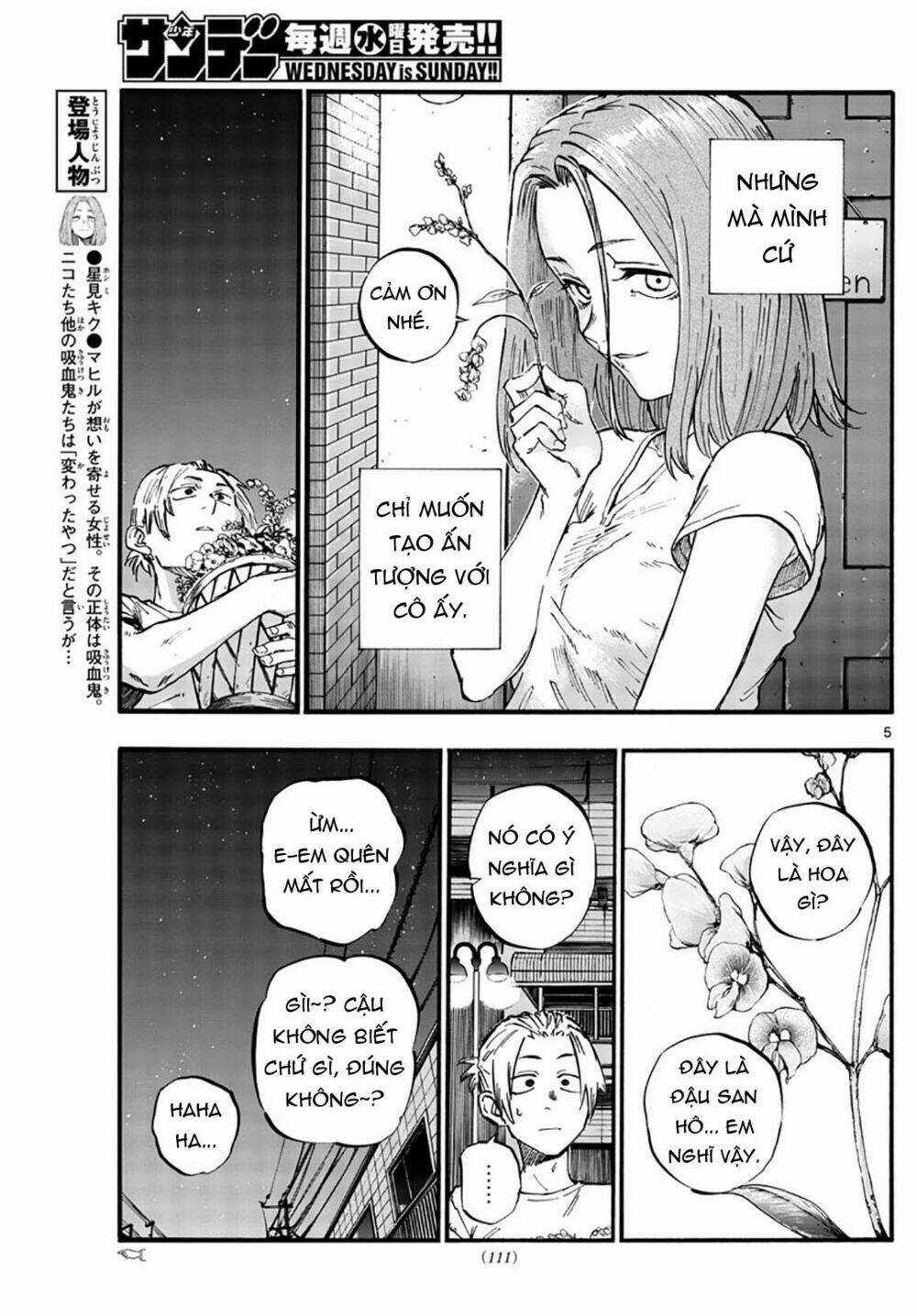 Yofukashi No Uta Chapter 50 trang 7