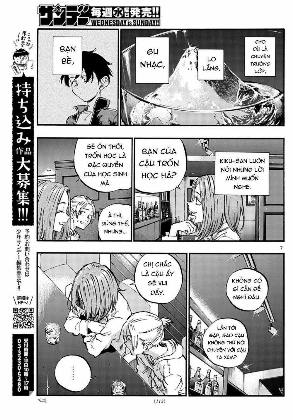 Yofukashi No Uta Chapter 50 trang 9