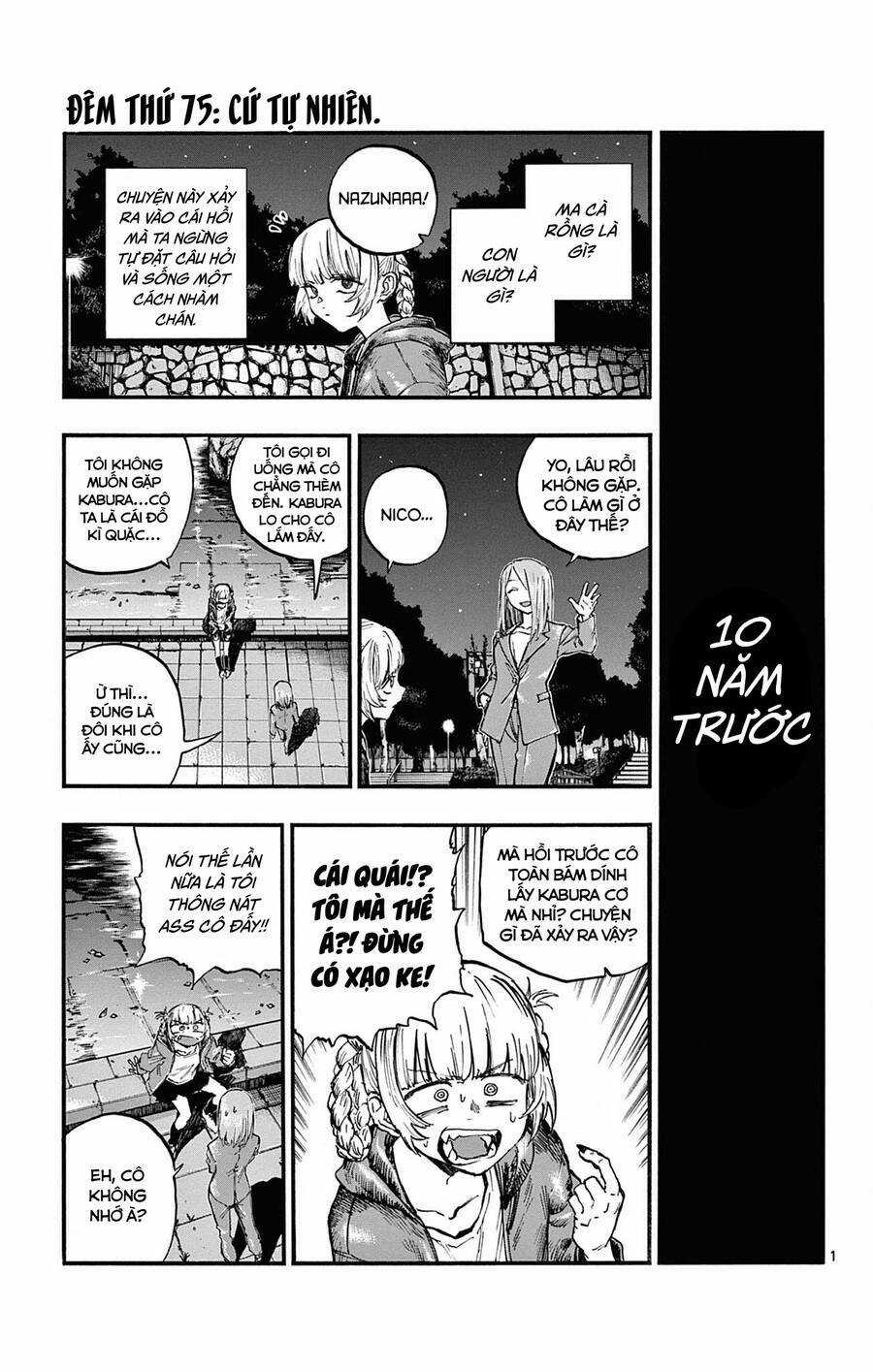 Yofukashi No Uta Chapter 75 trang 1