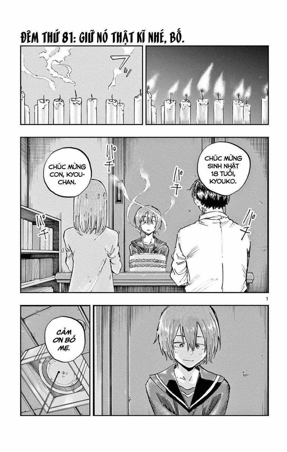 Yofukashi No Uta Chapter 81 trang 1