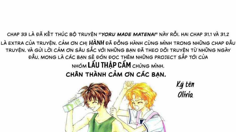 Yoru Made Matenai Chapter 33.2 trang 7