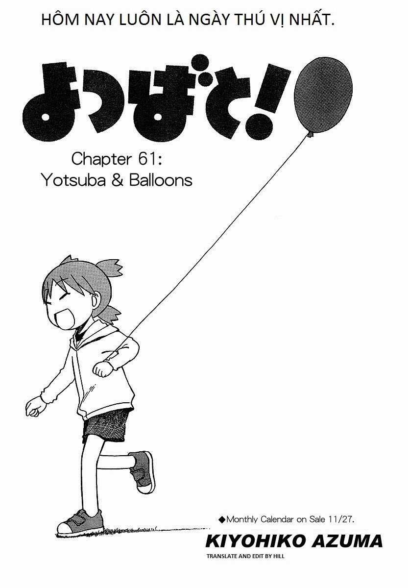 Yotsubato! Chapter 61 trang 1