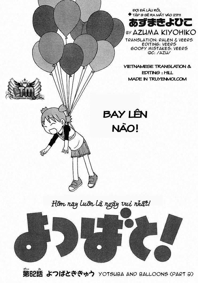 Yotsubato! Chapter 62 trang 1