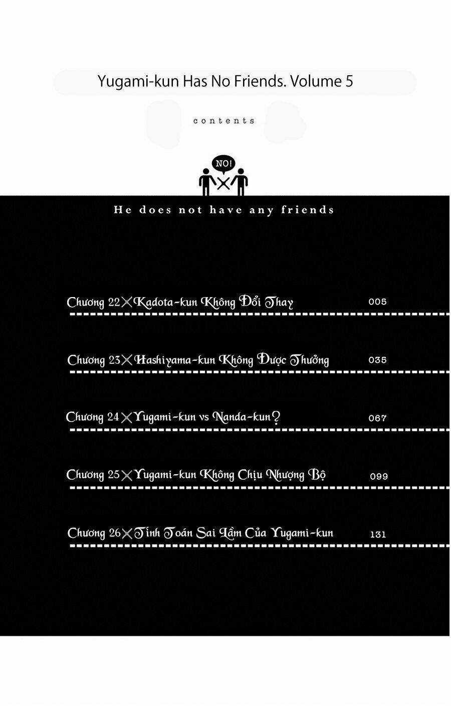 Yugami-Kun Ni Wa Tomodachi Ga Inai Manga Chapter 22 trang 3