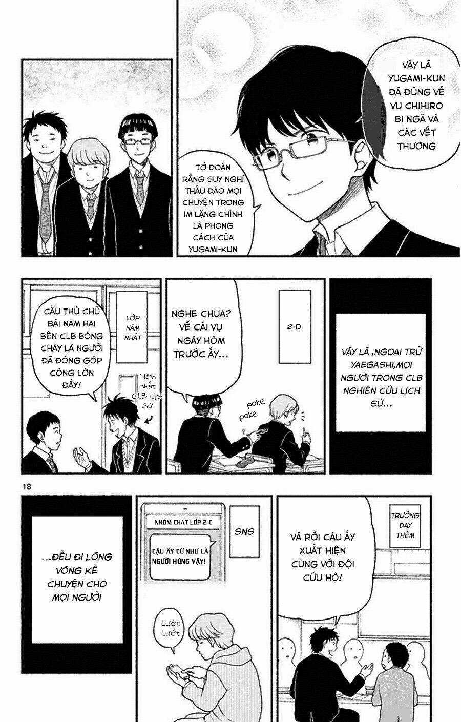 Yugami-Kun Ni Wa Tomodachi Ga Inai Manga Chapter 35 trang 18