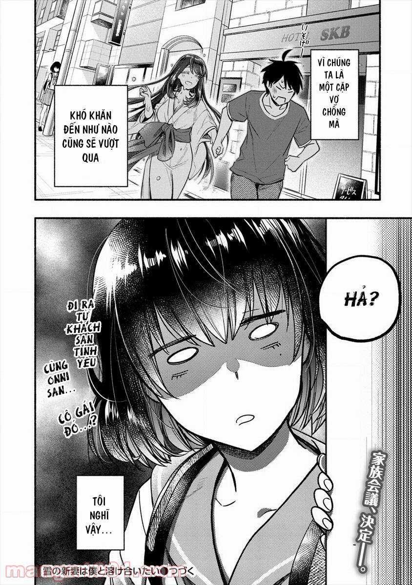 Yuki no Niiduma wa Boku to Tokeaitai Chapter 10 trang 34