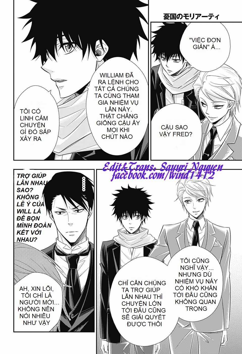 Yukoku No Moriarty Chapter 24 trang 19