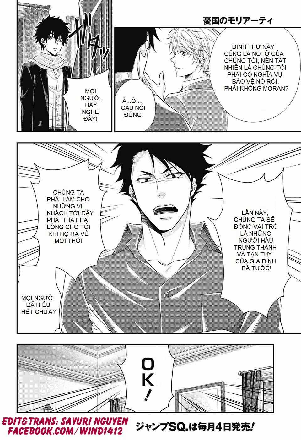 Yukoku No Moriarty Chapter 32 trang 8