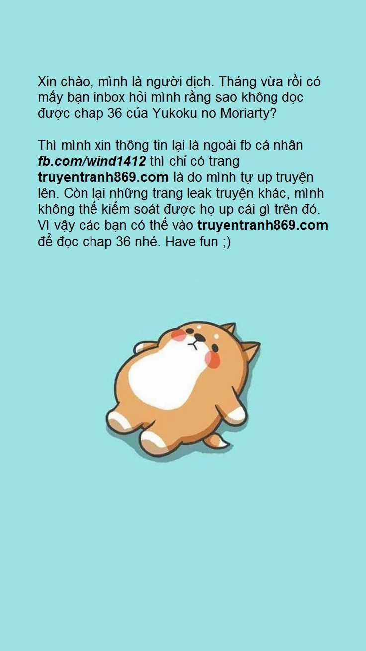 Yukoku No Moriarty Chapter 37 trang 0