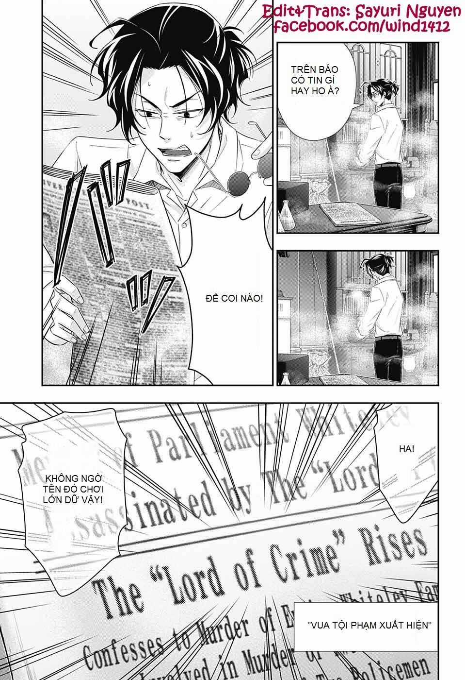 Yukoku No Moriarty Chapter 39 trang 12