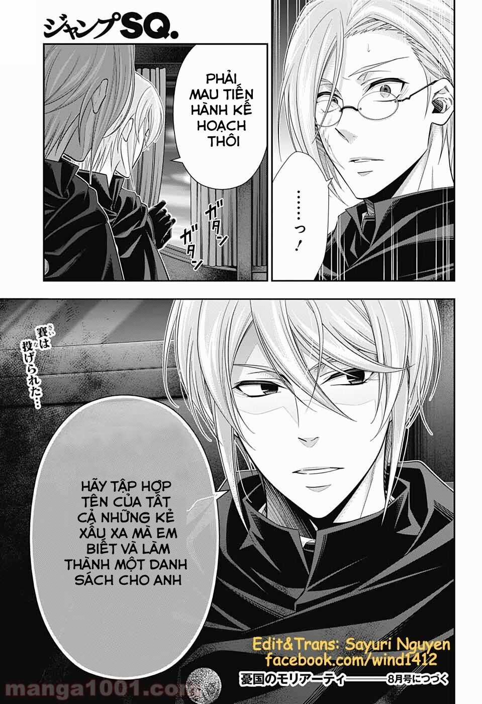 Yukoku No Moriarty Chapter 47 trang 44