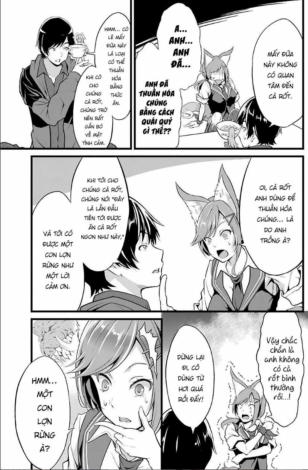 Yuru Fuwa Noka No Moji Bake Skill Chapter 3 trang 12