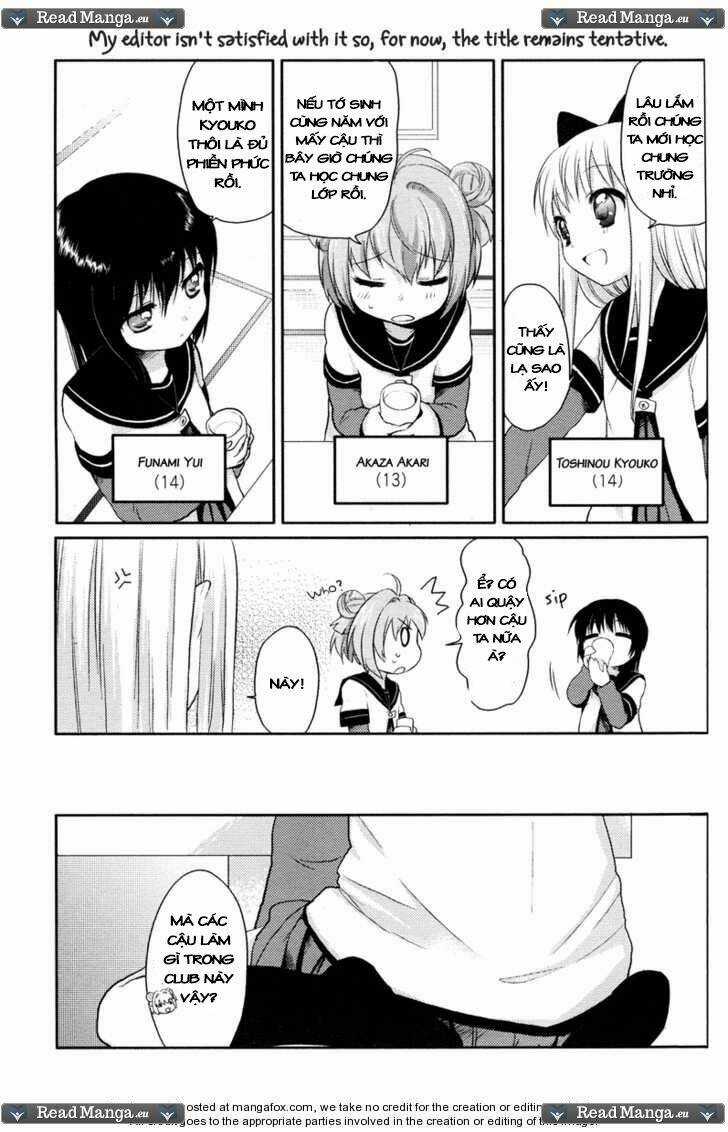Yuru Yuri Chapter 1 trang 2