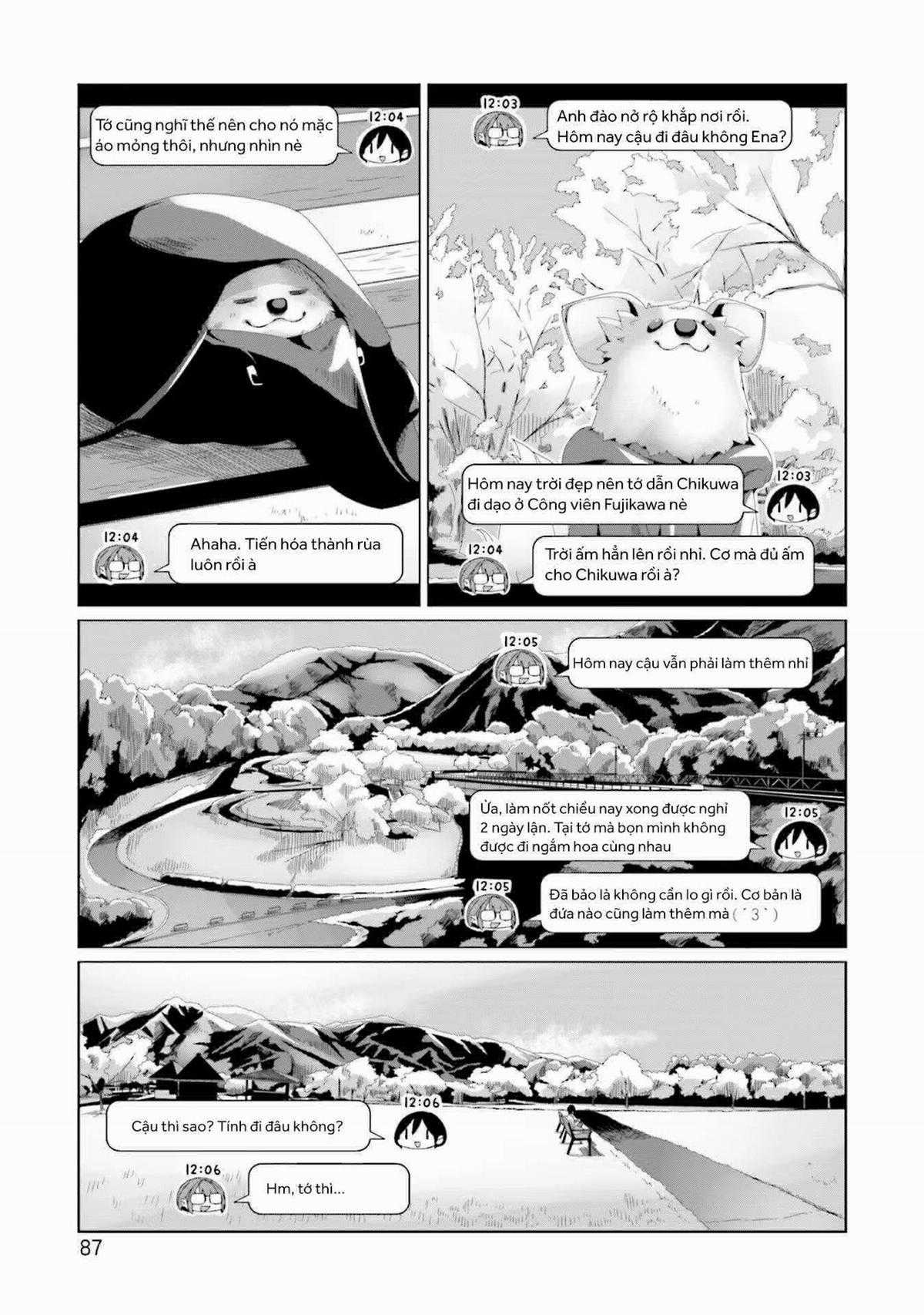 YuruCamp Chapter 73 trang 9