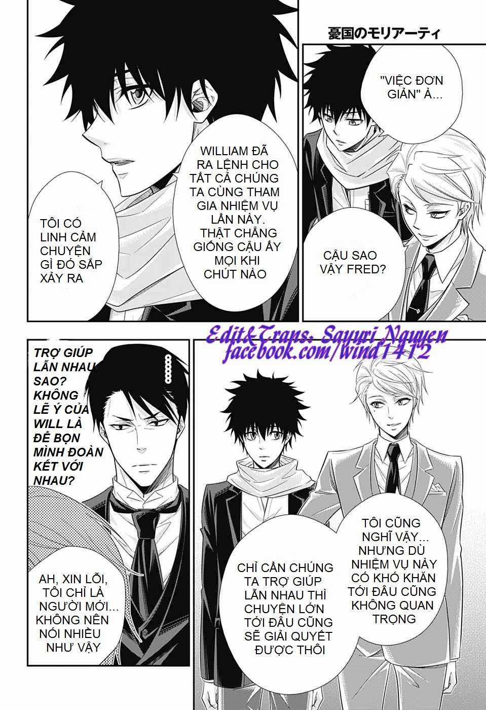 Yuukoku no Moriarty Chapter 24 trang 19