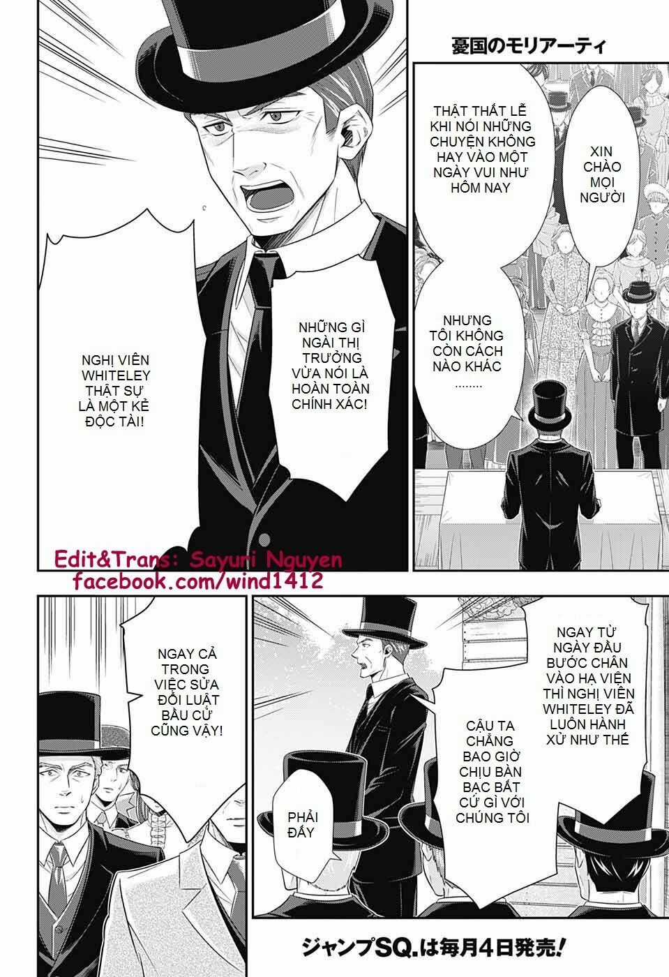 Yuukoku no Moriarty Chapter 36 trang 23