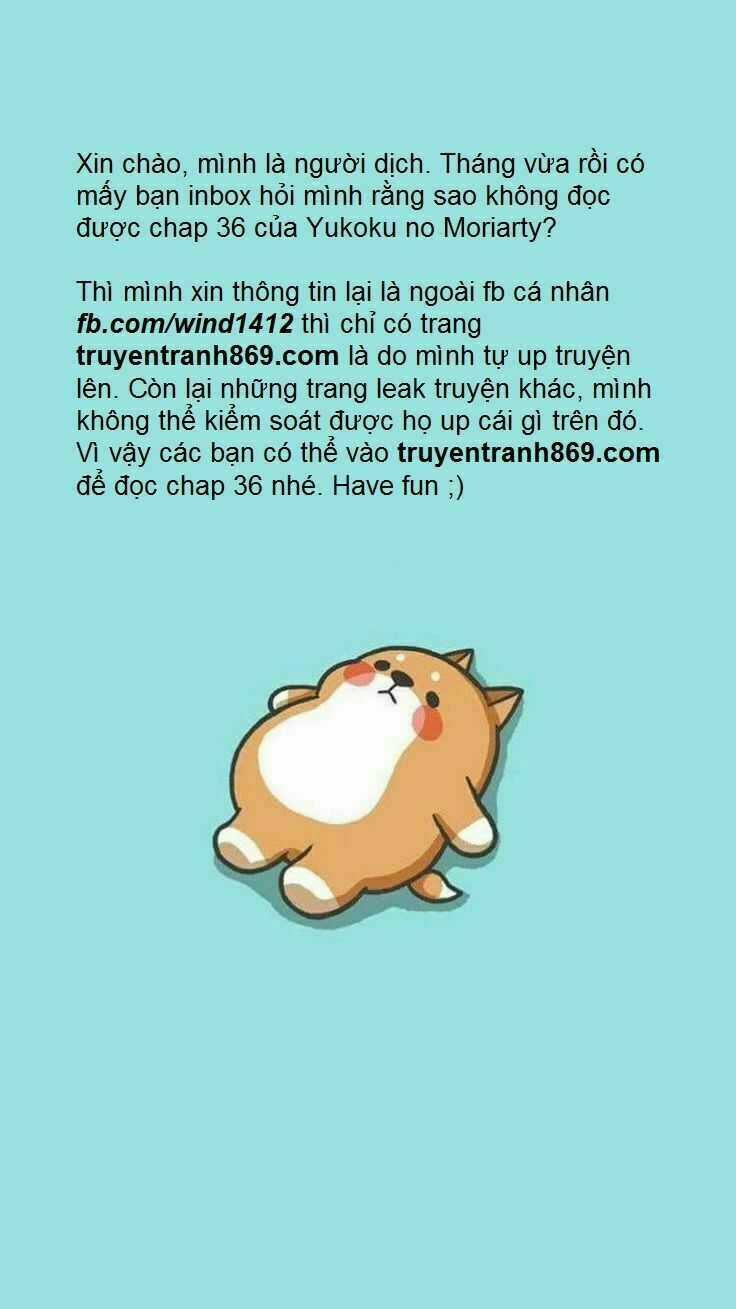 Yuukoku no Moriarty Chapter 37 trang 0