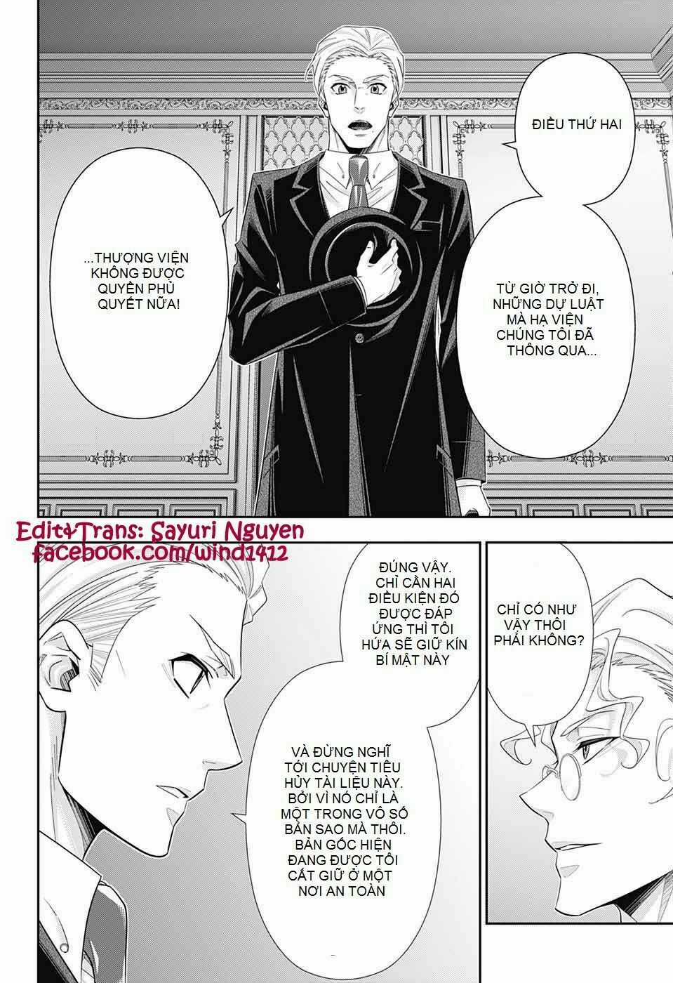 Yuukoku no Moriarty Chapter 37 trang 17