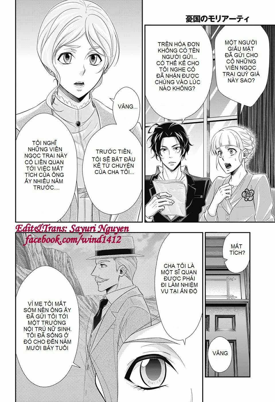 Yuukoku no Moriarty Chapter 40 trang 15
